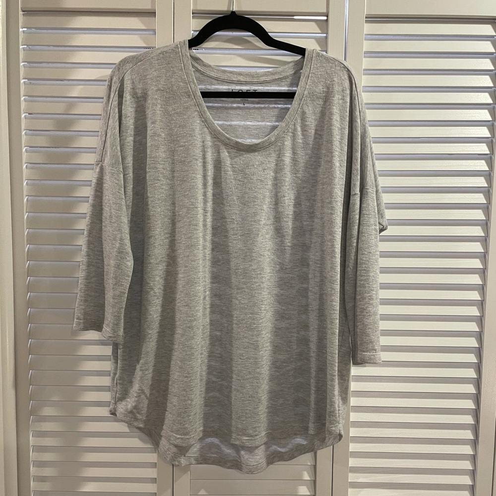 Soft Loft shirt grey/off white